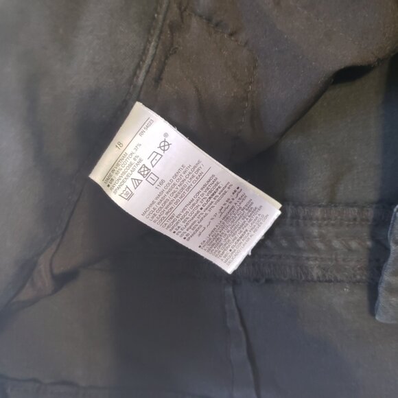 2 Pair Old Navy Pixie Mid-Rise Pants Womens Plus Sz 18 Office Career Wear Black - Picture 5 of 11